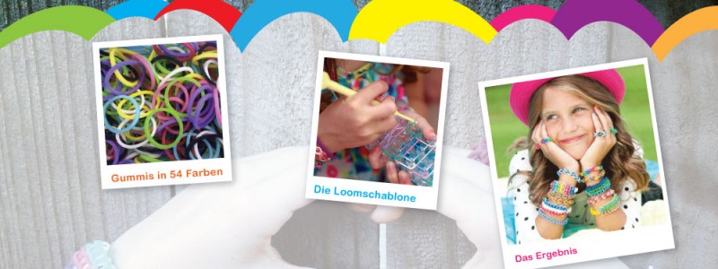 Rainbow Loom gummibander gummis kauft man online bei Loommania.de