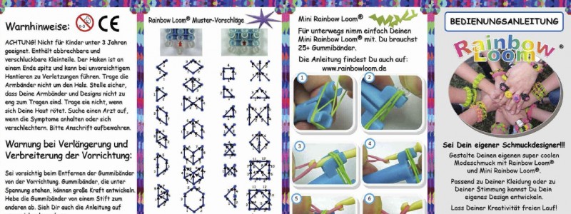 Rainbow Loom Bänder Anleitung Rainbow Loom Bänder Anleitung tips manual armband