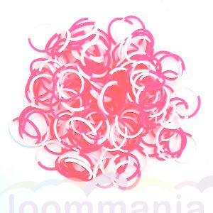 pink, weiß, rainbow, loom, gummibänder, online, shop, onlineshop, kaufen, loommania