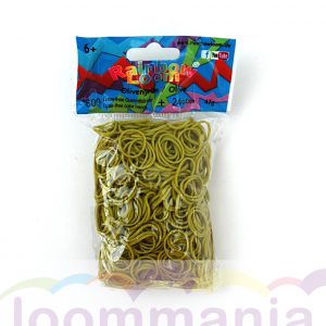 rainbow loom gummibander opaque-olivengrun kaufen im onlineshop bei Loommania.de online shop
