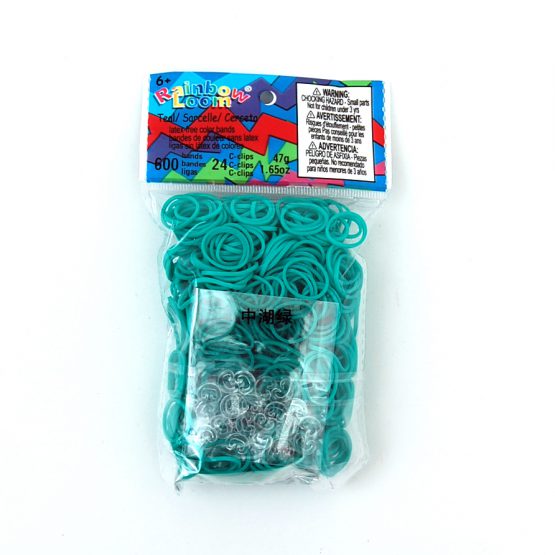 rainbow loom gummibänder blaugrün teal online kaufen, onlineshop