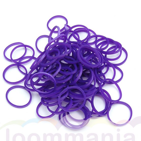 Metallic lila Gummibänder von Rainbow Loom kauft man online bei Loommania.de im onlineshop
