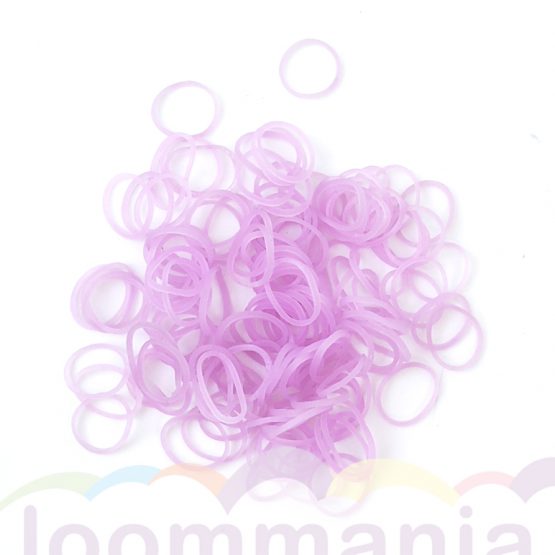 Glow purpur Rainbow Loom gummibander leuchtend online kaufen bei Loommania webshop