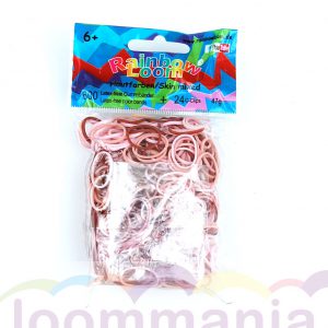 Rainbow Loom Hautfarben Gummibander kaufen Sie online bei loommania.de webshop