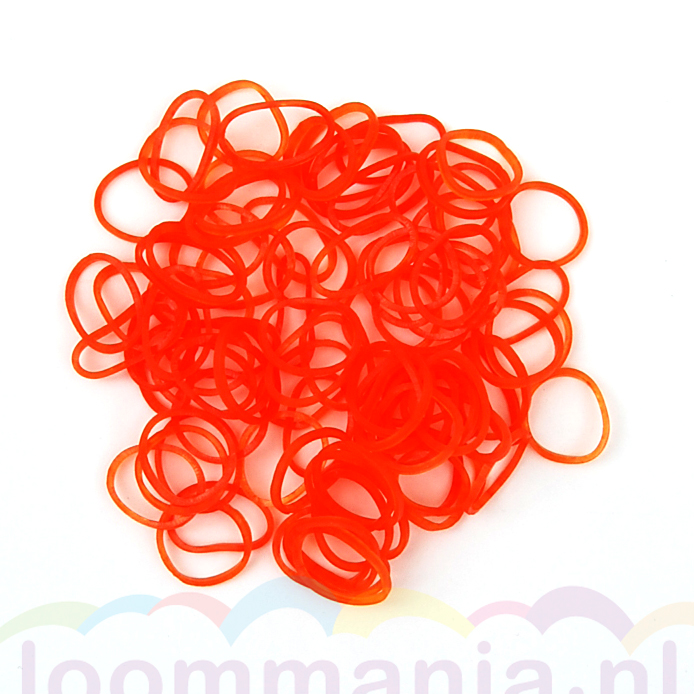 Gummibänder neon orange - Rainbow Loom